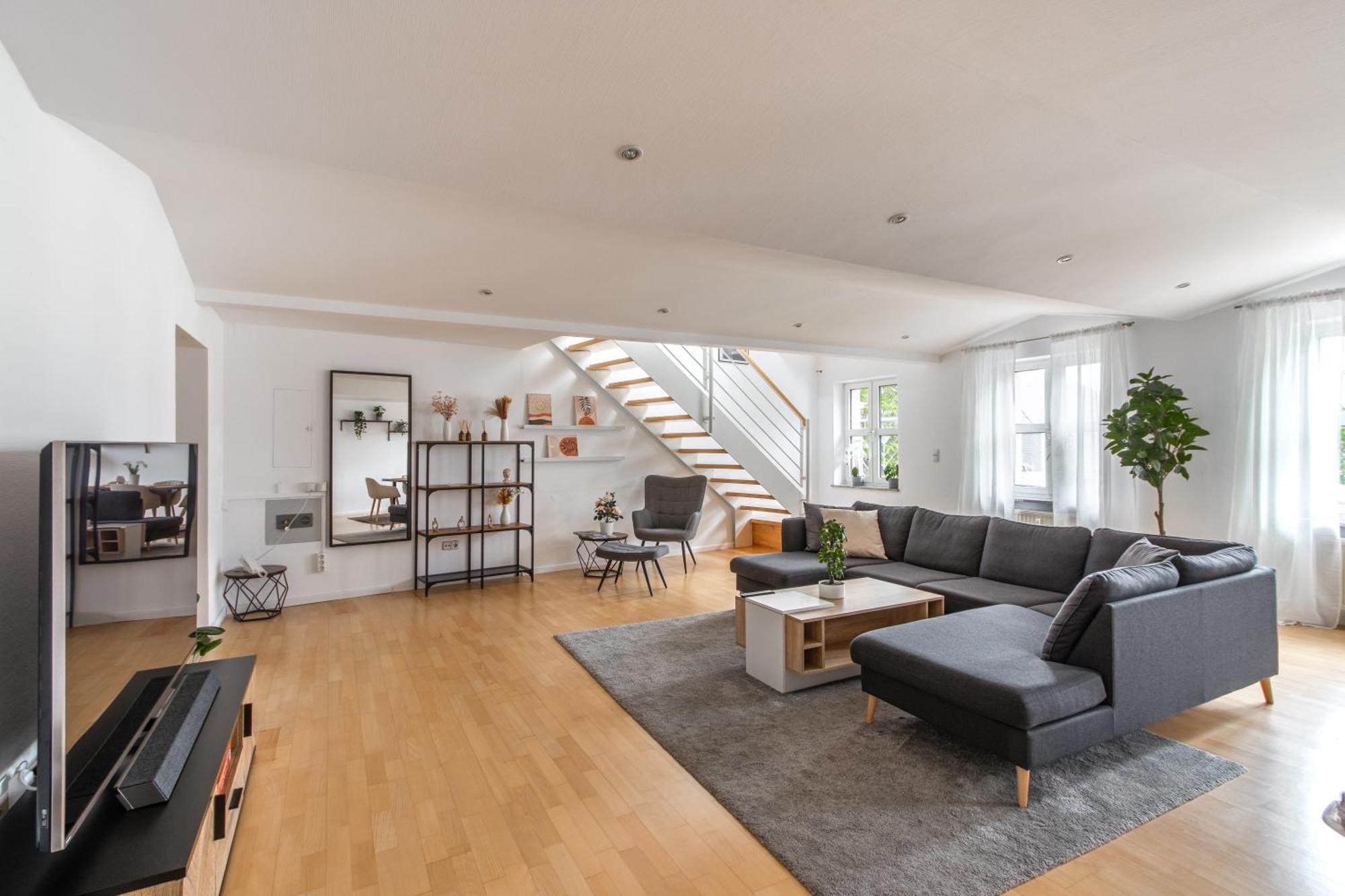 Penthouse-Maisonette - City Center, Highspeed Internet, Garage ヴォルムス エクステリア 写真