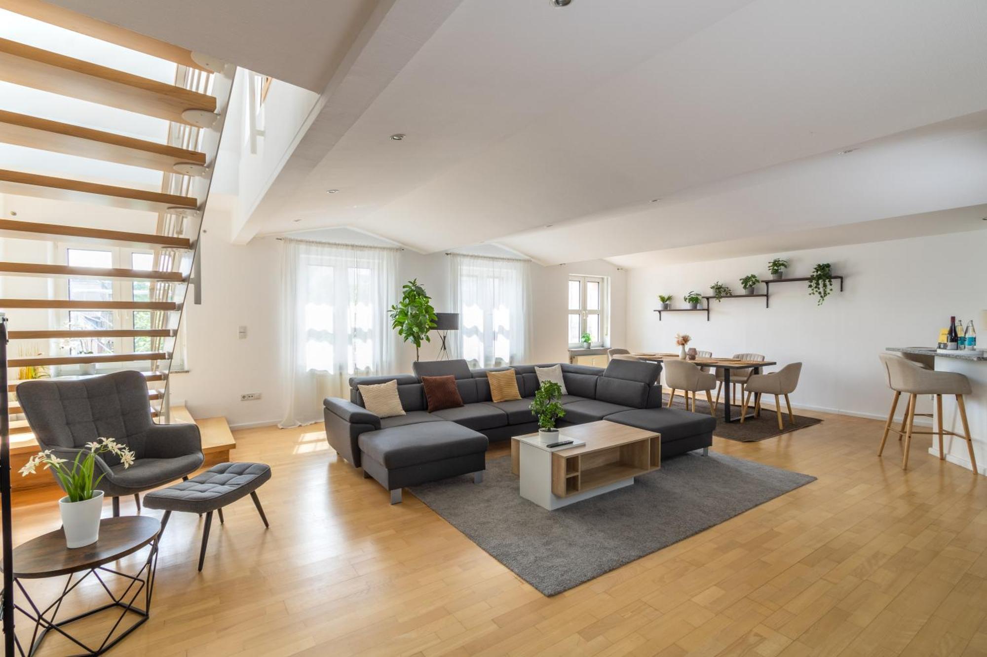 Penthouse-Maisonette - City Center, Highspeed Internet, Garage ヴォルムス エクステリア 写真